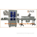 Label sleeving machine for neck and body, double head sleeving machine
